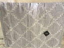 金号无捻柔软吸汗透气枕巾 菱形块枕头巾 单条装 浅灰色 78*52cm 126g 实拍图
