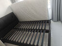 喜临门真皮艺双人大床主次卧室现代简约软靠包尼亚pro[床架] 极光黑+云朗air床垫软硬适中-7天发货 1.5*2米 实拍图