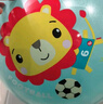 费雪（Fisher-Price）儿童玩具球宝宝小皮球拍拍球38cm(蓝色含打气筒)生日礼物礼品 实拍图