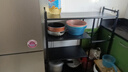 全品屋厨房用具置物架落地多层多功能层架收纳家用水果蔬菜篮子储物货架 【三网四层】90*32*108cm 加厚材质 实拍图