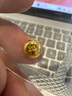 领丰金黄金豆豆AU9999足金实心真金豆子收藏节日礼物送女友节日小金豆 金豆2g/颗 实拍图