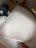 斯诺曼五星级酒店柔软白鹅毛枕芯 纯棉面料羽毛枕头 74*48cm充1150g白色 实拍图