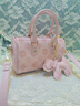 chongsukei小&ck超火手提斜挎小包包女士2025七夕春夏高级质感今年流行 粉红色-需要礼盒备注赠送 实拍图