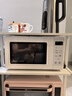 美的（Midea）变频小清新微波炉 液晶屏幕 磨砂面板 小型20L家用 匠心工艺（PM2002） 实拍图