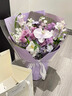 依醉美紫罗兰蝴蝶兰混搭紫玫瑰花束全国鲜花速递同城送闺蜜女友生日 【主图推荐】9朵海洋之歌蝴蝶兰花束 实拍图