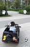 福儿宝奔驰授权大G儿童电动车玩具车可坐人四轮带遥控越野小孩宝宝送礼 四驱黑+减震器+后备箱+皮座 实拍图