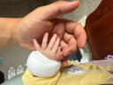 优乐博（ULOP）婴儿床实木拼接床多功能可移动升降宝宝小床带护栏新生儿哄睡摇篮 大床+床围软包+蚊帐+棕垫 哄睡神器婴儿摇摇床 实拍图