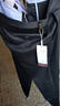 罗蒙（ROMON）男士商务西裤2025直筒宽松男裤西装裤春秋季加绒休闲长裤子通勤裤 黑色 秋季 厚款 33 腰围二尺六 实拍图