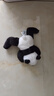 高品质卡皮巴毛绒玩具拉掌中宝森林动物公仔趴熊猫玩偶恐龙手把件 黑白熊猫 20cm(高品质) 实拍图