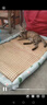 贝初众狗窝凉席夏季狗窝猫垫子猫窝狗垫子藤编猫咪窝地垫宠物床宠物冰垫 XL-55*75（适合40斤内宠物） 实拍图