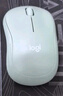 罗技（Logitech）M221 轻音鼠标 无线鼠标 办公鼠标 对称鼠标 带无线微型接收器 雾霭蓝 实拍图