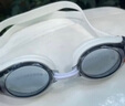 匹克防水防雾高清游泳眼镜泳帽近视男女成人时尚泳镜帽套装 平光白色 实拍图
