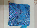 张家大院织锦云锦零钱包中国风特色出国小礼品送老外手工小饰品旅游纪念品 云方包-湖蓝 实拍图