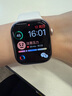 Apple/苹果 Watch Series 10智能手表蜂窝款42毫米玫瑰金色铝金属表壳淡桃粉色运动型表带S/M MWXQ3CH/B 实拍图