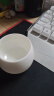 不拙羊脂玉主人杯单杯喝茶专用德化白瓷陶瓷功夫茶杯 静心白瓷禅定杯 实拍图