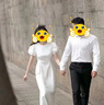 花花公子白衬衫男夏季商务正装抗皱免烫修身黑色衬衣男士西装短袖衣服男装 长-8066白色 2XL 实拍图