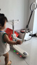 贝趣儿童滑板车1-3-6-12岁宝宝可坐滑滑车幼儿男孩女孩小孩踏板车 三合一白丨悍马轮+灯光音乐+推杆 防侧翻2岁儿童车六一儿童节礼物 实拍图