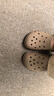 crocs卡骆驰洞洞鞋贝雅男鞋女鞋轻便耐磨一脚蹬拖鞋休闲鞋|10126 卵石色-2V3 36 /37(220mm) 实拍图