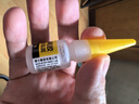 得力（deli）【超级爆款】补鞋胶水 粘鞋专用强力胶 无痕胶透明防水不泛白 皮鞋篮球鞋脱胶修补 60ML/支 53582 实拍图