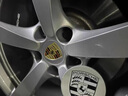 婉奇  专用于保时捷轮毂盖迈凯卡宴轮毂盖 Panamera MACAN轮毂盖彩标 卡宴银色彩标(一套)4个装 实拍图