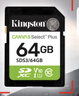 金士顿（Kingston）64GB SD存储卡 U1 V10 相机内存卡 sd卡大卡 支持4K 高速连拍 读速100MB/s 实拍图
