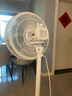 美的（Midea）【品质推荐】七叶轻音柔风电风扇/家用省电落地扇/台式电扇/广角摇头节能宿舍小型风扇 SAE35CA 实拍图