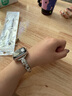 Apple/苹果 Watch Series 10 智能手表GPS款42毫米玫瑰金色铝金属表壳淡桃粉色运动型表带S/M MX1R3CH/B 实拍图