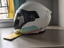 摩雷士摩托车头盔S30半盔四分之三盔男女四季双镜片电动车安全帽 S30蒂芙尼 XXL 实拍图
