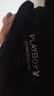 花花公子（PLAYBOY）T恤男短袖夏季男士polo衫翻领商务休闲上衣服高端男装 黑色 XL 实拍图