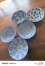 美浓烧（Mino Yaki） 【日本原装进口】美浓烧餐具陶瓷碗日式家用米饭碗餐具套装 5.5英寸蓝绘饭碗5件套【礼盒装】 实拍图
