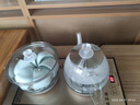 益茶福全自动上水电热水壶底部上水嵌入式茶台功夫茶烧水壶饮水烧水一体机抽水玻璃煮茶壶保温泡茶壶 SQ-008金色玻璃套装 1L 实拍图