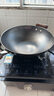 九鼎铸匠【旗舰店】炒锅老式生铁铸铁无涂层炒菜不易粘锅家用电磁炉燃气用 平底 推荐3-5人 木盖有耳 32cm 九鼎铸匠 加赠：锅盖+锅铲+锅架 实拍图
