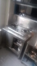 不锈钢拉门工作台操作台厨房储物柜商用打荷台面案板饭店切菜桌子 组装款长80宽50高80cm单通+立架 实拍图