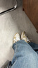 耐克NIKE女复古休闲板鞋 DUNK经典运动鞋 HM3695-071灰金37.5 实拍图