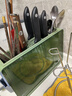苏泊尔（SUPOR）刀架刀座多功能砧板架菜刀架子家用厨房收纳刀具置物架 多功能收纳架-草木绿 实拍图