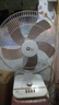 骆驼（CAMEL）电风扇台式落地风扇家用电扇摇头静音学生宿舍定时摇头 16英寸铝叶深青色【可摇头+定时】4档 原机1.4米电线 实拍图