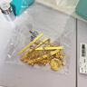 中银鑫行黄金素圈耳环光面999足金圆形耳饰养耳纯金黄金养耳洞 小号耳钉一对（克重多退少补） 约1g 实拍图