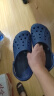 卡骆驰crocs洞洞鞋贝雅男鞋女鞋轻便耐磨一脚蹬拖鞋休闲鞋|10126 深蓝-410 40 (250mm) 实拍图