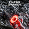 yaphtes自行车尾灯智能感应刹车灯山地车充电公路车高亮安全灯 坐杆款 实拍图