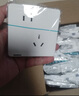 西门子(SIEMENS)开关插座 三开单控开关面板 致典雅白色 实拍图