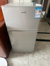 长城（GREAT WALL FRIDGE）家用迷你小冰箱小型冷冻冷藏保鲜宿舍出租房办公室节能省电双开门电冰箱 银色108L【一级能效 全国联保】 实拍图