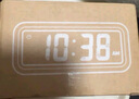 无印良品（MUJI）数字钟 中 白色 125*80*36mm 桌面时钟家用电子时钟 实拍图