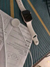 Apple/苹果 Watch Series 10智能手表蜂窝款42毫米玫瑰金色铝金属表壳淡桃粉色运动型表带S/M MWXQ3CH/B 实拍图