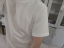 京东京造【3件89.9元】T恤男短袖男男士T恤夏季白小T男女同款 白色 S 实拍图