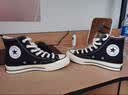 匡威（Converse）经典款男女鞋三星标1970s休闲鞋情侣帆布鞋百搭复古高帮鞋162050C 162050C 高帮黑色 现货 42 实拍图