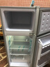 长城（GREAT WALL FRIDGE）家用迷你小冰箱小型冷冻冷藏保鲜宿舍出租房办公室节能省电双开门电冰箱 银色119L【一级能效 全国联保】 实拍图