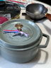 珐宝（staub）法国进口珐琅铸铁锅双耳煲汤锅烹饪锅具尤加利绿色22cm 1025321 实拍图