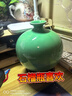 傲世景德镇陶瓷器新中式小花瓶工艺品客厅摆件办公室博古架茶室装饰品 影青石榴瓶（配木质旋转底座） 实拍图