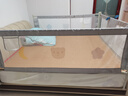 宝之轩床围栏床上护栏婴儿童床挡板宝宝防摔护栏垂直升降 【无缝设计】可爱熊 1.8m 单面装 实拍图