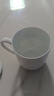 红官窑国瓷泡茶杯可定制陶瓷杯子白瓷釉下彩带盖马克杯办公室水杯礼物 空谷幽兰450ml1只 实拍图